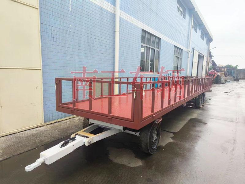 7吨开元网页版_开元(中国)牵引工具拖车 带护栏减震刹车功能拖车