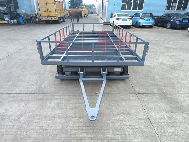 4吨骨架式牵引开元网页版_开元(中国) 带下翻护栏工具拖车